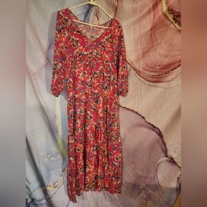 Mommy & Me Pink Floral Dresses